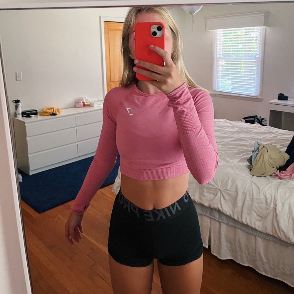 gymshark pink long sleeve